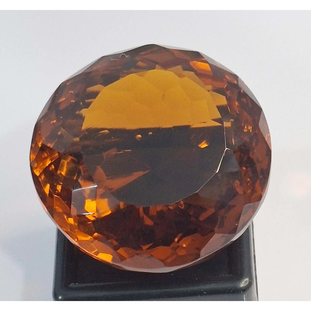 Lab Created Imperial Topaz Round Cut 151-153 Ct Fabulous Certified Gemstone