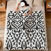 abstract bohemian Eccentric boho soft warm plush blanket for dormitory sofa living room pet hogar bedroom gift nap home Flannel