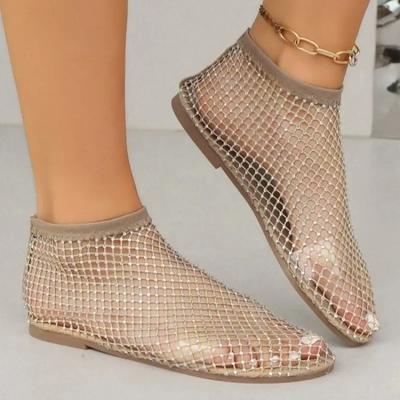 2024 Черные сандалии со стразами на плоской подошве, дышащие, нескользящие, удобные, пляжные сандалии, женские, размер 36-43, сандалии для женщин, женская обувь