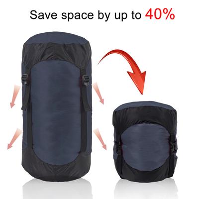 Нейлоновый компрессионный мешок, сверхлегкий мешок для хранения вещей для кемпинга, спальные мешки SML XL, компактные аксессуары для походов на открытом воздухе