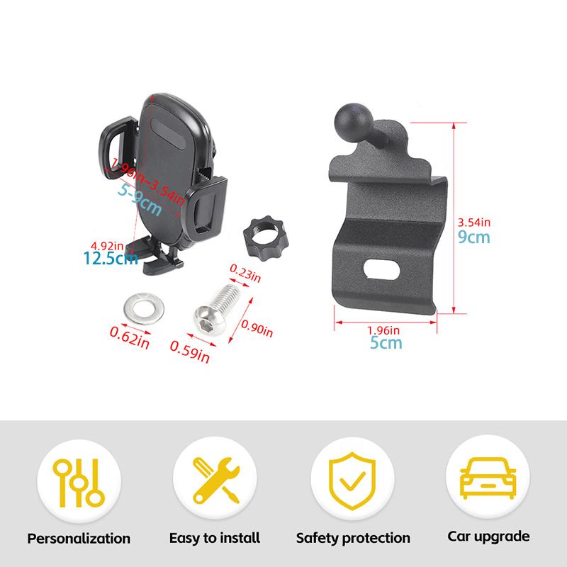 Автомобильный держатель для мобильного телефона, кронштейн для GPS-навигатора, подставка для телефона, аксессуары для интерьера автомобиля, подходит для Suzuki Jimny 2019 и новее, аксессуары для интерьера автомобиля