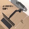 WORLDLIFT PC Monitor Compatible with Inch Weight Aluminum Alloy Single Grommet and Clamp Cable Management Arm, 17-45 Monitors, 1-15kg Capacity,