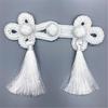 Three Leaves Fringe Knot Buttons Chinese Clothing Decorative Sewing Accessories