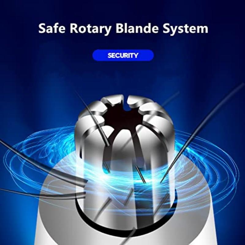 Nose and Ear Hair Trimmer, Portable Electric Professional Painless Eyebrow & Facial Hair Trimmer for Men and Woman