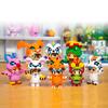 Digital Monster Agumon Gabumon Mini Building Blocks Piyomon Greymon DIY Micro Brick Tentomon Gomamon Figures Toys For Kids Gift