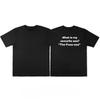 Viral Humor Pun Slogan T Shirt Print What Is My Favourite Sea Funny Wordplay Summer Ins Trendy Couple Matching Cotton Tops