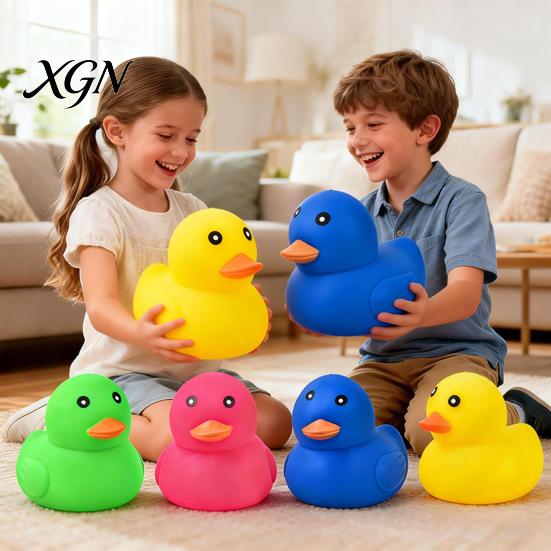 Anxiety Relief Toy Large Duck Stress Reliever Slow Rise Soft TPR Squeeze Ball for Adults Kids Sensory Figurine