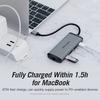 Док-станция Vention Thunderbolt 3, USB-концентратор типа C к HDMI, адаптер USB3.0 RJ45 для MacBook, Huawei P20 Pro, USB-концентратор C
