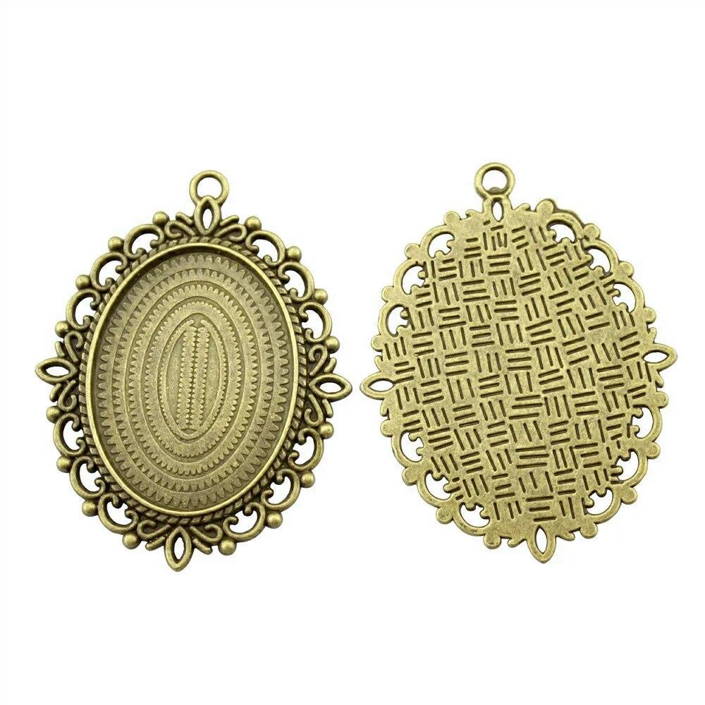 Подходит для овального 20X30 мм 25X35 мм стеклянного кабошона, основа для установки лотка, компоненты, автомобильные аксессуары, подарочные украшения и аксессуары