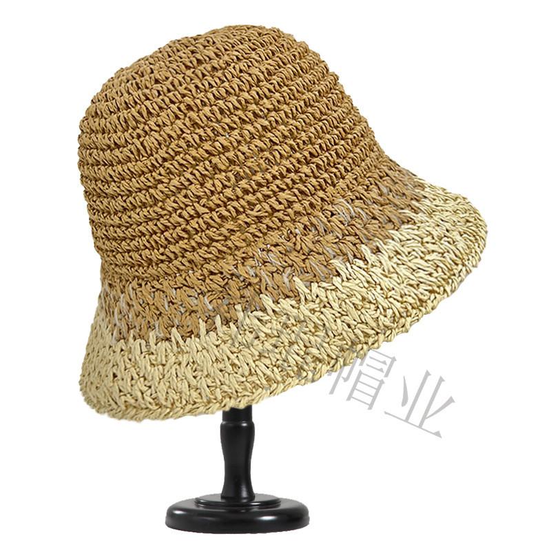 Модные летние женские панамы соломенные радужные вязаные крючком складные цветные солнцезащитные пляжные шапки ручной работы оптом