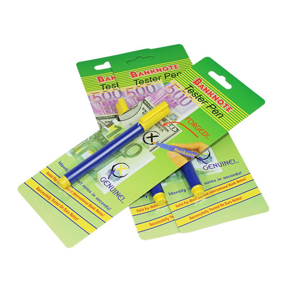 Money Checker Tester Pen Graffiti Pen Mini Ink Currency Detector Counterfeit Bill Detector Fake Bill Checker Portable