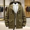 Зимнее хлопковое пальто больших размеров, мужская повседневная свободная хлопковая одежда, толстое мужское хлопковое пальто, стеганая утолщенная куртка 4XL-10XL