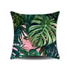 Новая подушка для сна Зеленые листья Чехол для диванной плюшевой подушки Дом Спальня Диван Летний чехол для подушки