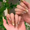 2025 Luxe Autumn Gilded Nail Art: Elegant High-End Wearable Nail Patches