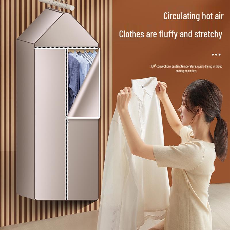 Компактная многофункциональная сушилка: Быстрая сушка для обуви, одежды и одеял с удалением пылевых клещей для дома и общежития.