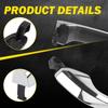 Car Outside Exterior Door Handle Front+Rear For 2014- GMC Sierra 1500 Base