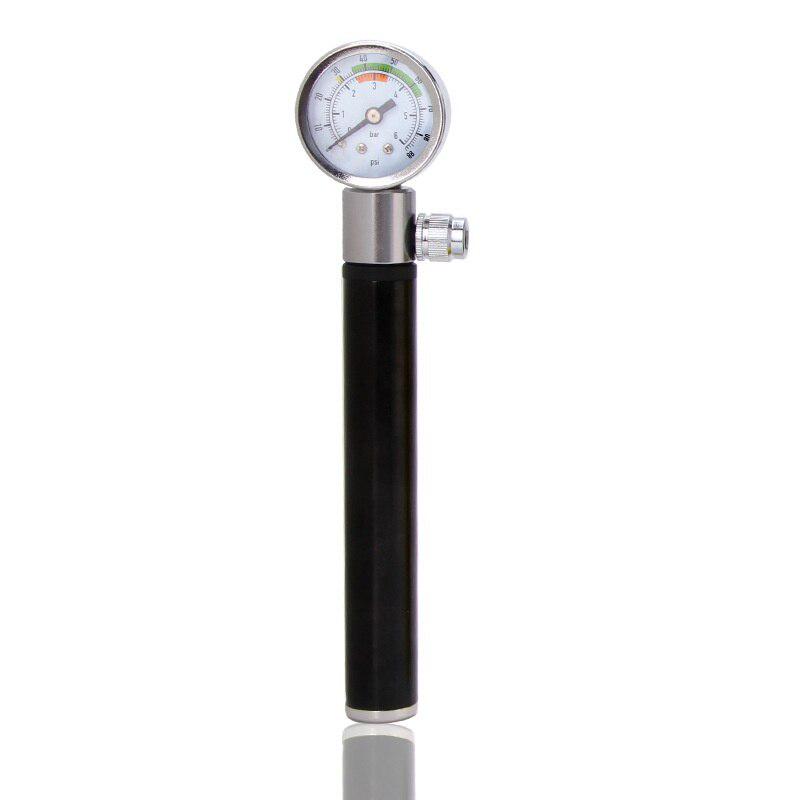 Мини-велосипедный насос с манометром 210 PSI портативный ручной велосипедный насос Presta и Schrader Ball Road Шиномонтажный велосипедный насос новый