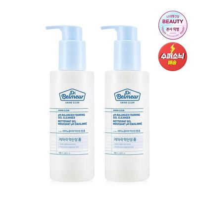 [2 шт.] DR.BELMEUR Гель-пена Amino Clear с мягкой кислотностью 190 мл