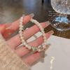 Trendy Baroque Pearl Bracelet for Women - High-End Lucky Tag Charm, Perfect Gift for Girlfriends