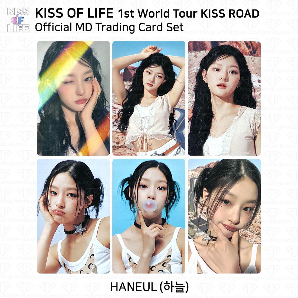 Kiss Of Life KIOF 1st World Tour KISS ROAD Официальная коллекционная карточка MD Фотокарточка