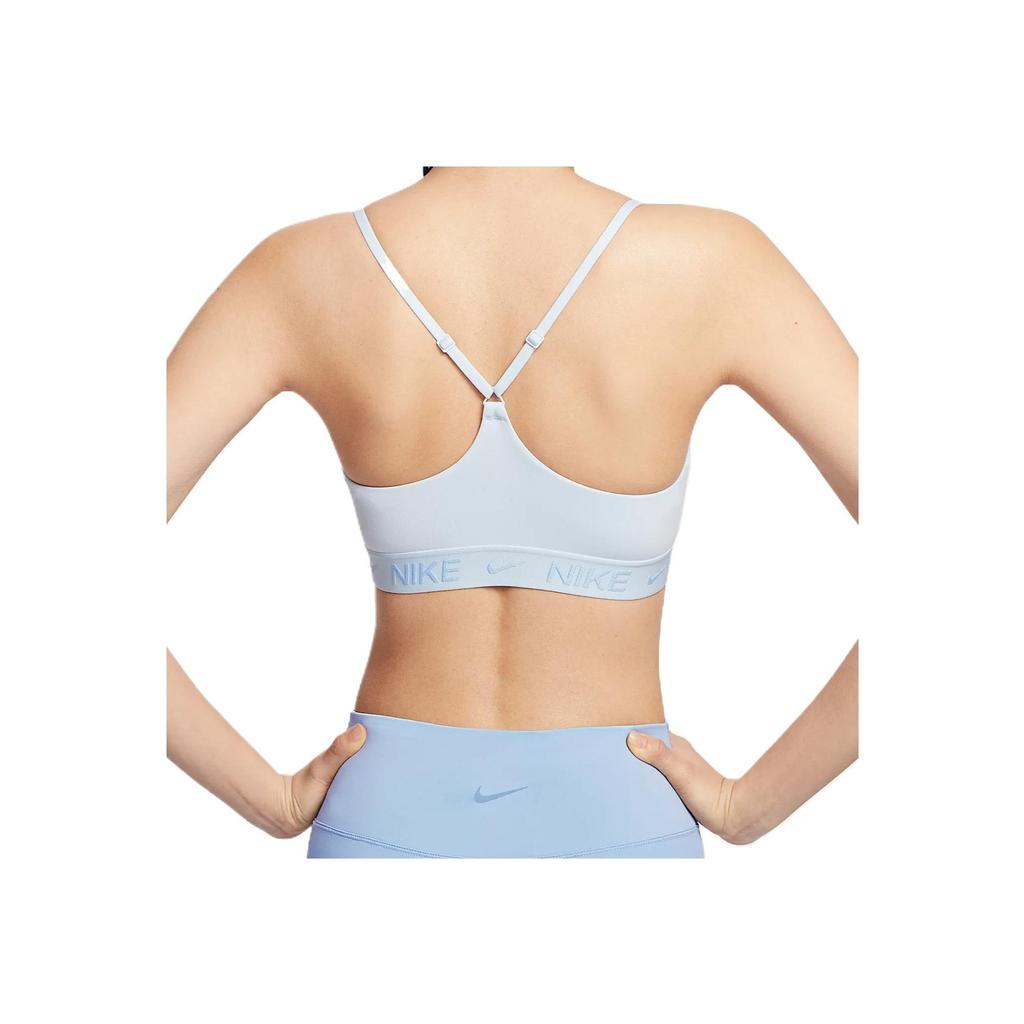 Nike Indy Fashion Удобный Приятный к коже Мягкий Однотонный Быстросохнущий Спортивный бюстгальтер Женское нижнее белье Синий FD1063-423