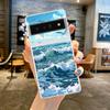 Для Google Pixel 10 Pro Прозрачный Чехол для Телефона Pixel 9 Pro XL Pixel 8 Pro 9A 8A 7A 7 6A 6 Pro Мягкий ТПУ Чехол Океанский Дельфин