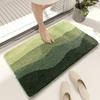 1pc Luxurious Plush Bath Mat - Non-Slip, Ultra-Absorbent, Machine-Washable Rug for Bathroom & Living Room Comfort