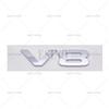 Car Styling 3D V8 ABS Adhesive Emblem Trunk Badge Fender Sticker Body for Defender 90 110 5.0T V8