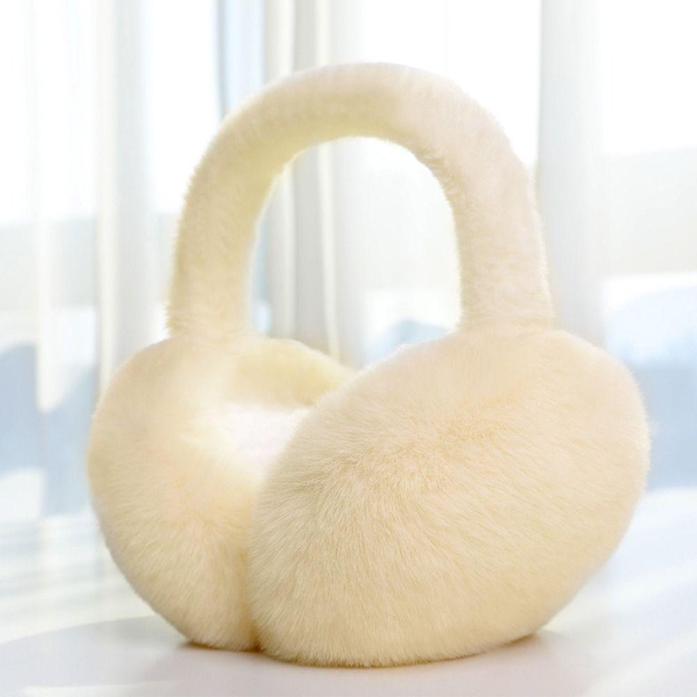 Thicken Foldable Earmuffs Folding Winter Ear Cover Fashion Plush Earmuffs Outdoor