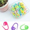Useful 30x Mix Color Plastic Knitting Tools Craft Crochet Locking Stitch Needle Clip