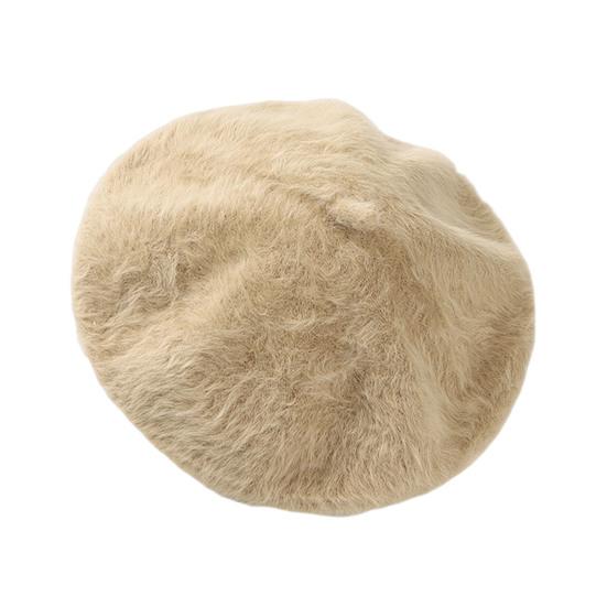 Женская шляпа художника однотонная восьмиугольная с куполообразной тульей берет осень зима теплая плюшевая шляпа модные аксессуары