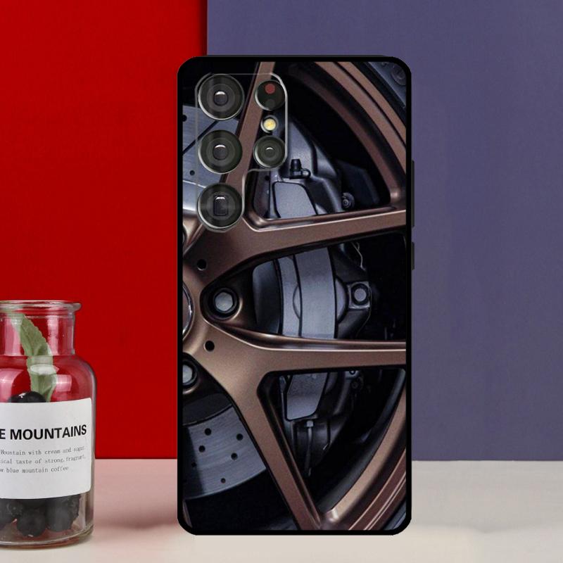 Чехол Funda со скоростью колеса спортивного автомобиля для Samsung Galaxy S25 Ultra S9 S10 S20 S21 FE S22 S23 Plus S24 Ultra