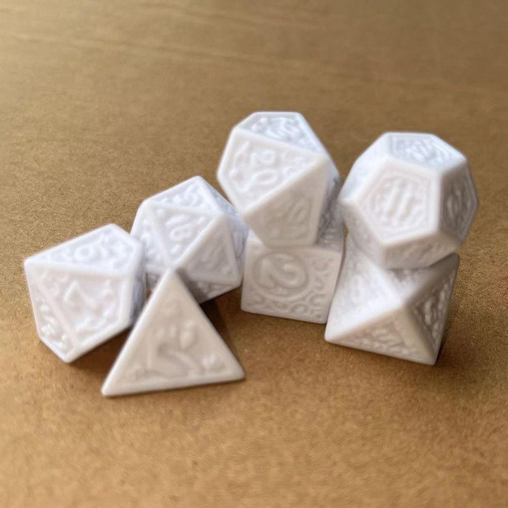 7 шт./компл. D4 D6 D8 D10 D12 D20 DND игральные кости 7-Die настольная игра игровые кости многогранные игральные кости TRPG DND