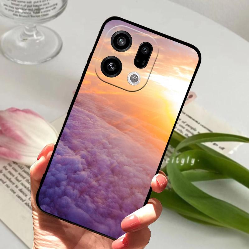 Чехол для Oppo Find X9 Pro X9 Мягкий Силиконовый TPU Чехол для OPPO Find X 9 FindX9 Pro Защита Камеры Оболочка Ударопрочный Бампер PLJ110