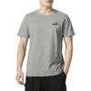 Puma Футболка с логотипом в американском ретро-стиле для активного отдыха, свободная, спортивная, с круглым вырезом и коротким рукавом, SS24, мужские топы, серые 845925-03