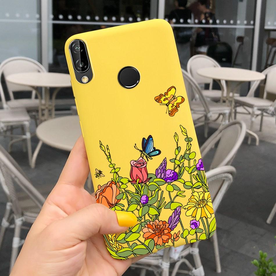 Чехол для Huawei P20 Lite Nova 3e ANE-LX1 ANE-LX2 Милый Мультяшный Конфетный Цвет Силиконовые Чехлы для Телефона Для Huawei P20lite Мягкая TPU Обложка