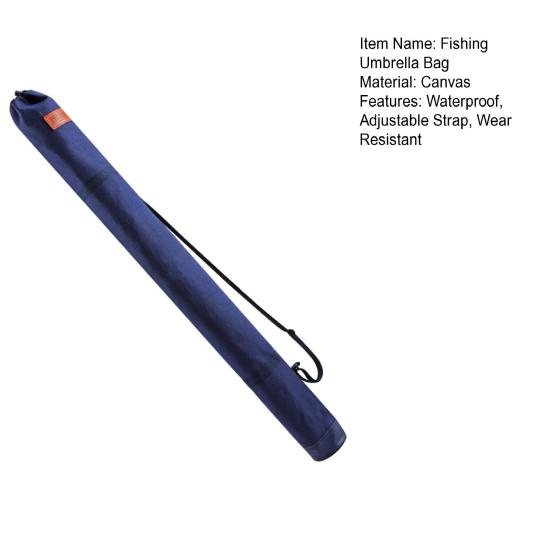 Сумка для рыболовного зонта, водонепроницаемый холст, регулируемый ремень, складные инструменты для удочки, держатель для зонта от дождя, сумка для переноски, аксессуары для рыбалки на открытом воздухе
