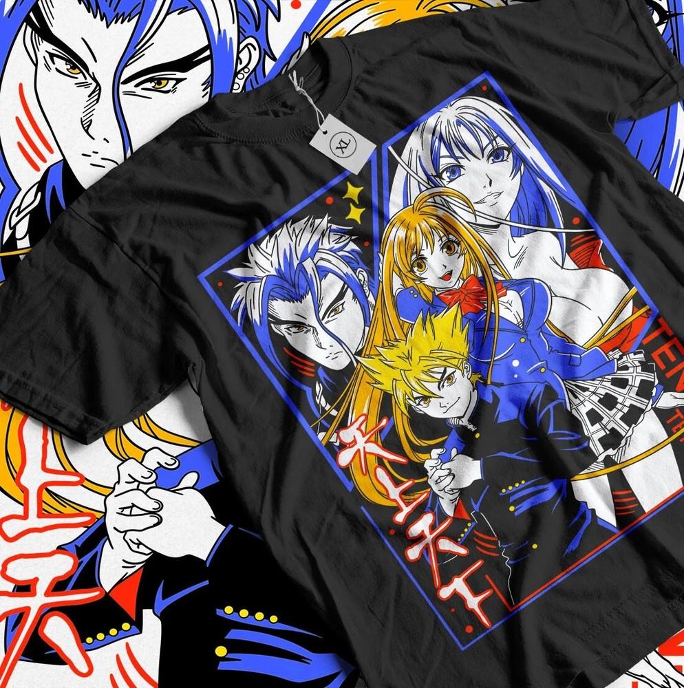 Tenjou Tenge T-shirt Anime Woman T-Shirt Manga Waifu Gift Shirt All Size Black Unisex T-Shirt