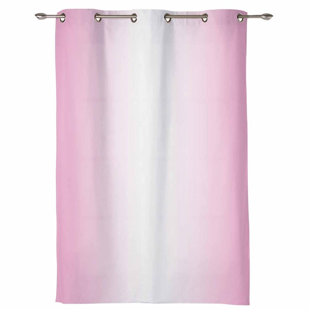 Розовые белые градиентные шторы для спальни, гостиной, шторы для кухни, детской комнаты, занавески для окна, современный домашний декор