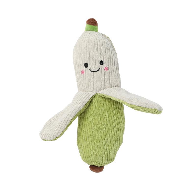 Squeaky Plush Broccoli Dog Toy, Interactive Stuffed Pet Chew Toy for Puppies Small Dogs, Durable Teeth Cleaning Crinkle Toy
