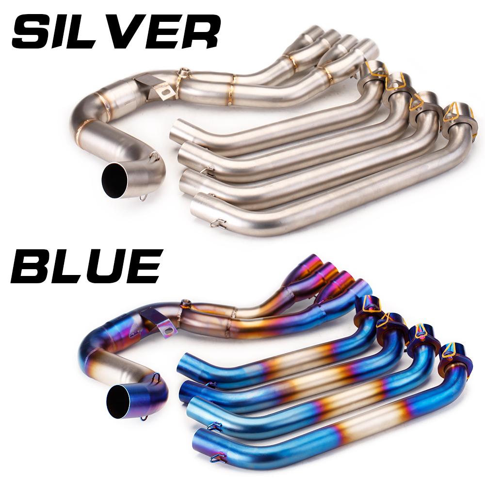 For HONDA CBR650R CB650R CBR650F CB650F 2014-2025 Motorcycle Exhaust Stainless Titanium Alloy Escape Front Link Pipe 51mm