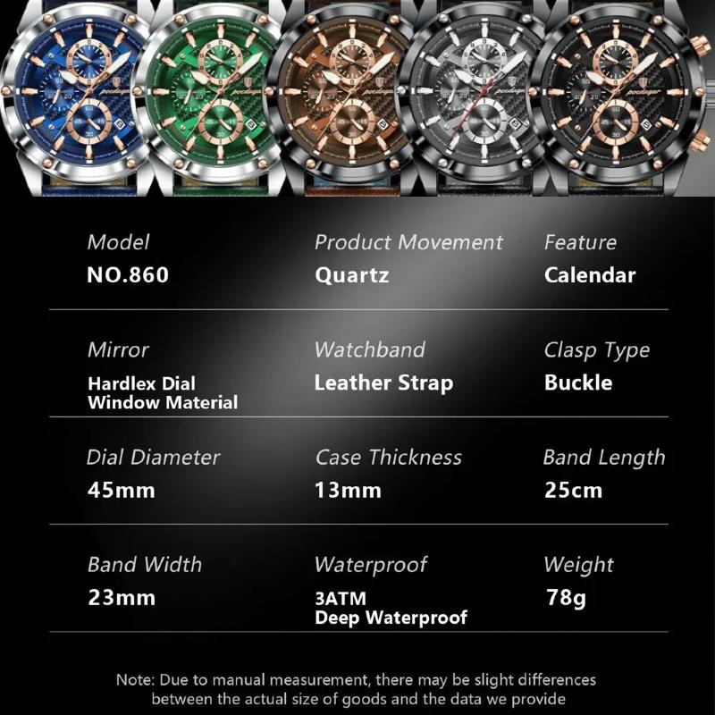 Многофункциональные мужские часы с хронографом и календарем Three Eye, новые повседневные и модные кварцевые часы