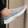 2025 Men Mesh Loafers Walking Shoes Outdoor Summer Flats Black Fitness Sports Sneakers Comfortable Big Size 39-48