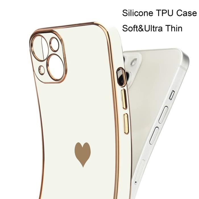 Protective Case - Luxury - for iPhone 12 - Shockproof - Heart Pattern - Scratch-resistant