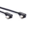 90 Degree Angled Type C Charging Cable 3A Quick Charging Cord For Mobile Phones Gaming Consoles And Portable Electronics