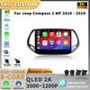 Android 13 Для Jeep Compass 2 MP 2016 - 2018 Мультимедийная Навигация GPS 4G WIFI Автомагнитола Плеер Автомагнитола Carplay Радио Экран