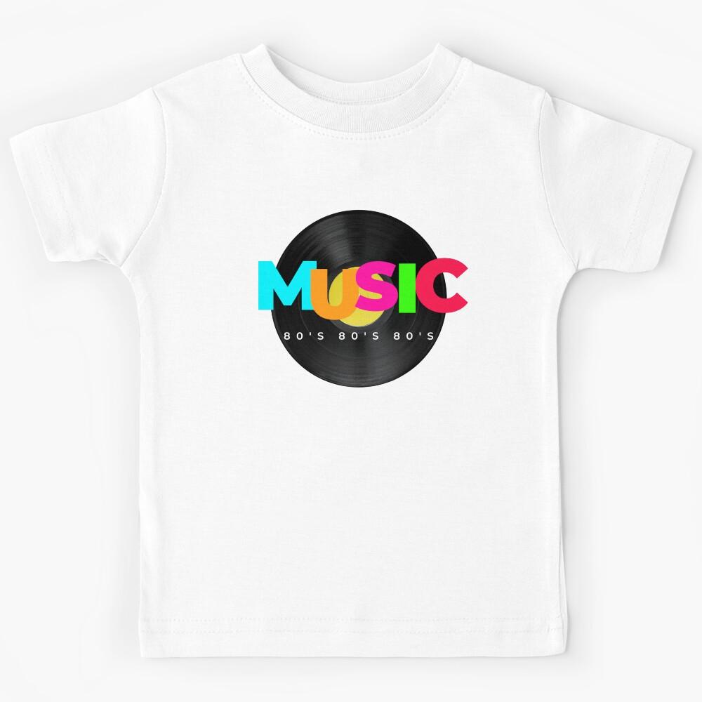 MUSIC 80'S 80'S 80'S Kids T-Shirt
