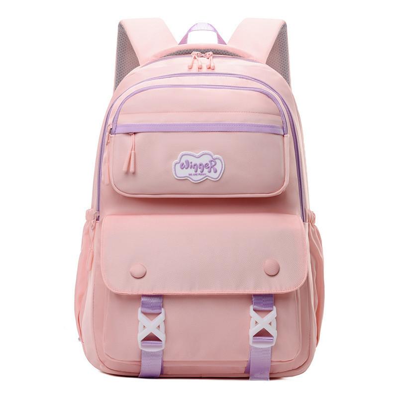Fashionable Unisex Lightweight School Backpack With Ergonomic Shoulder Straps In Multiple Colors