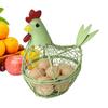 Корзина для яиц Домашний обиход Курица Курица Форма Креативный Сбор яиц Корзина для хранения Стиль Фермерский Контейнер для организации Кейс Коробка