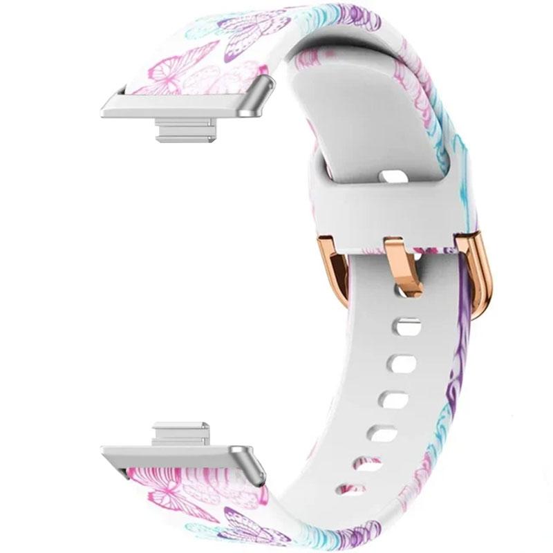 Печать резинового ремешка для Huawei Watch Fit 3 Сменный ремешок для умных часов Браслет Correa Huawei watch fit3 watc band